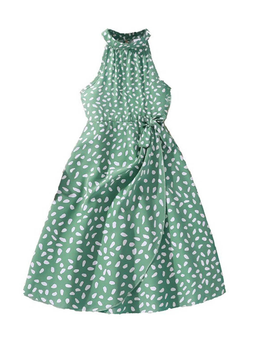 

StyleCast x Revolte Halter Neck Maxi Dress, Green