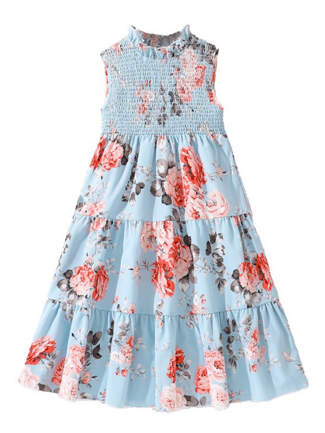 

StyleCast x Revolte Floral Print Maxi Dress, Blue
