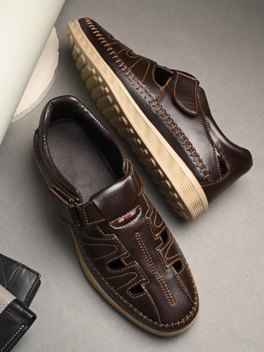 

WIXOM Men Comfort Sandals, Brown