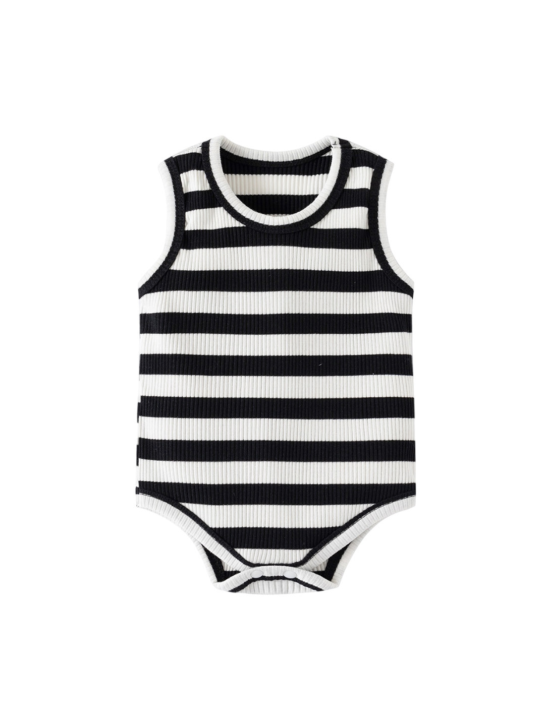 

StyleCast x Revolte Infants Striped Bodysuit, Black
