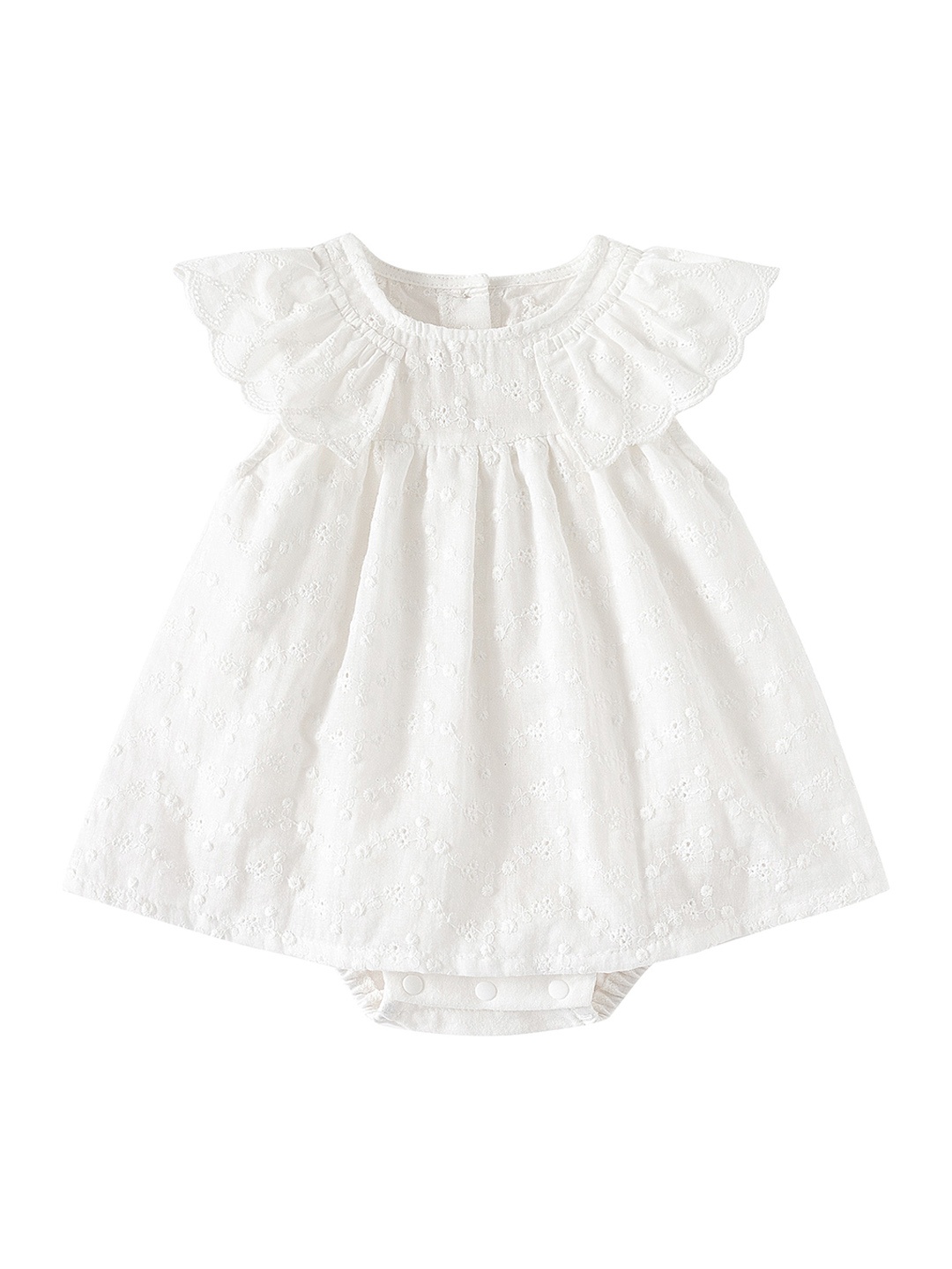

StyleCast x Revolte Infant Girls Cotton Bodysuit, White