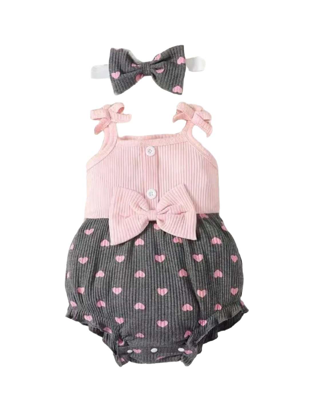 

StyleCast x Revolte Printed Cotton Bodysuit, Pink