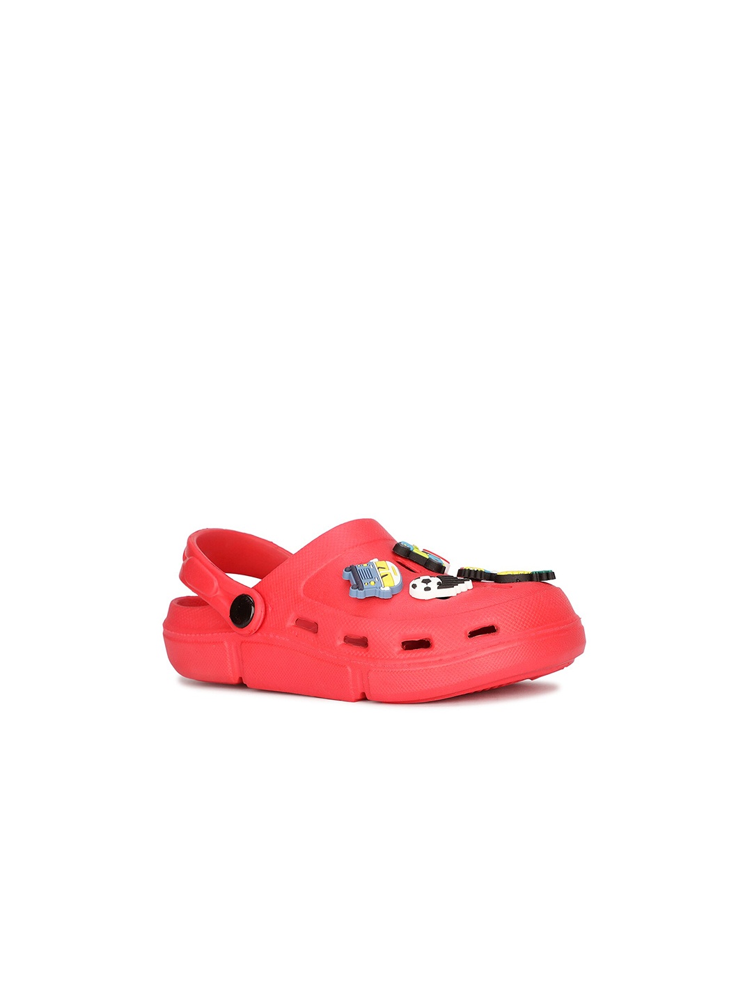 

Bubblegummers Boys Self-Design Casual Clogs, Red