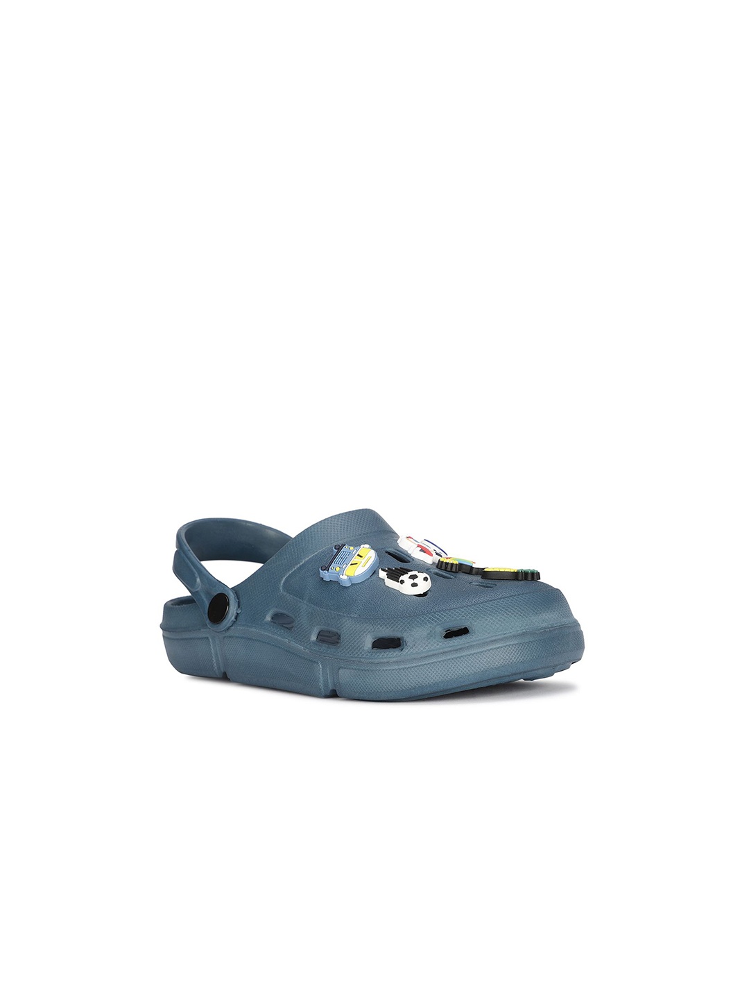 

Bubblegummers Boys Self-Design Casual Clogs, Blue