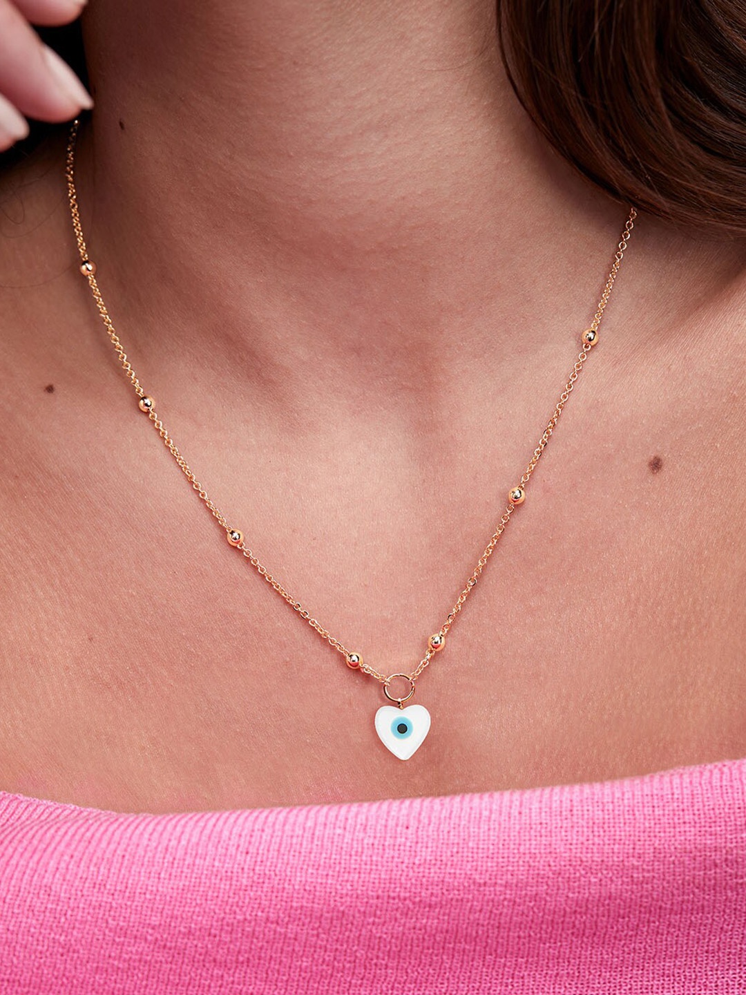 

MINUTIAE Brass Gold-Plated Handcrafted Necklace