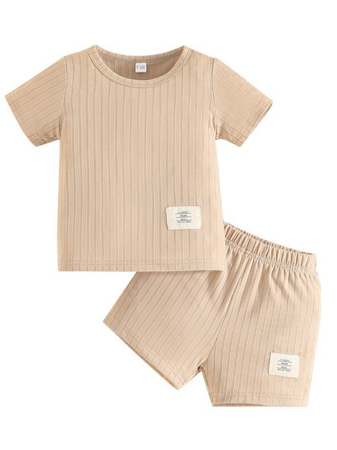 

StyleCast x Revolte Boys Striped Top with Shorts, Beige