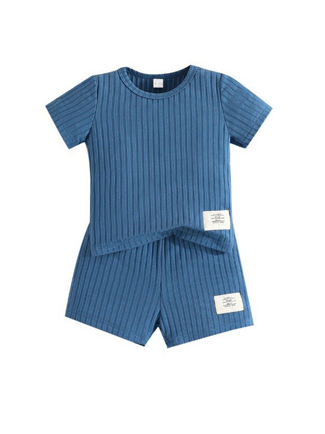 

StyleCast x Revolte Boys Striped T-shirt with Shorts, Blue