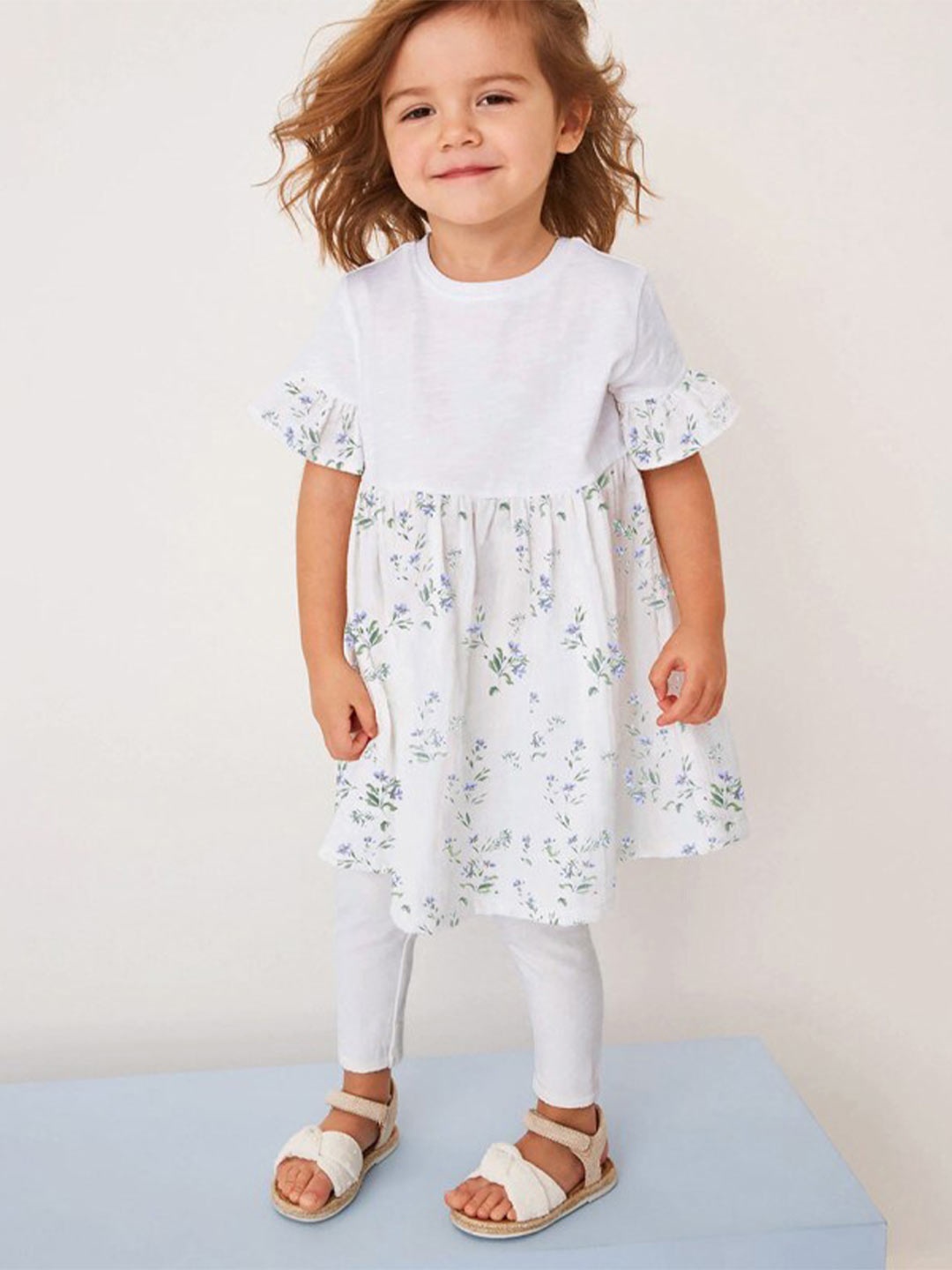 

StyleCast x Revolte Girls Printed Tunic with Trousers, White