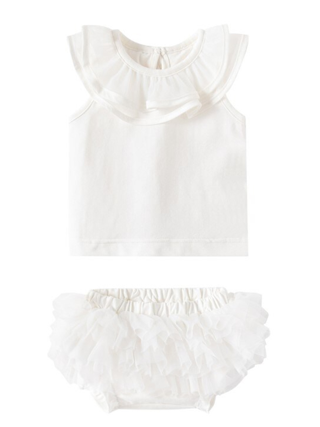 

StyleCast x Revolte Girls Top with Shorts, White