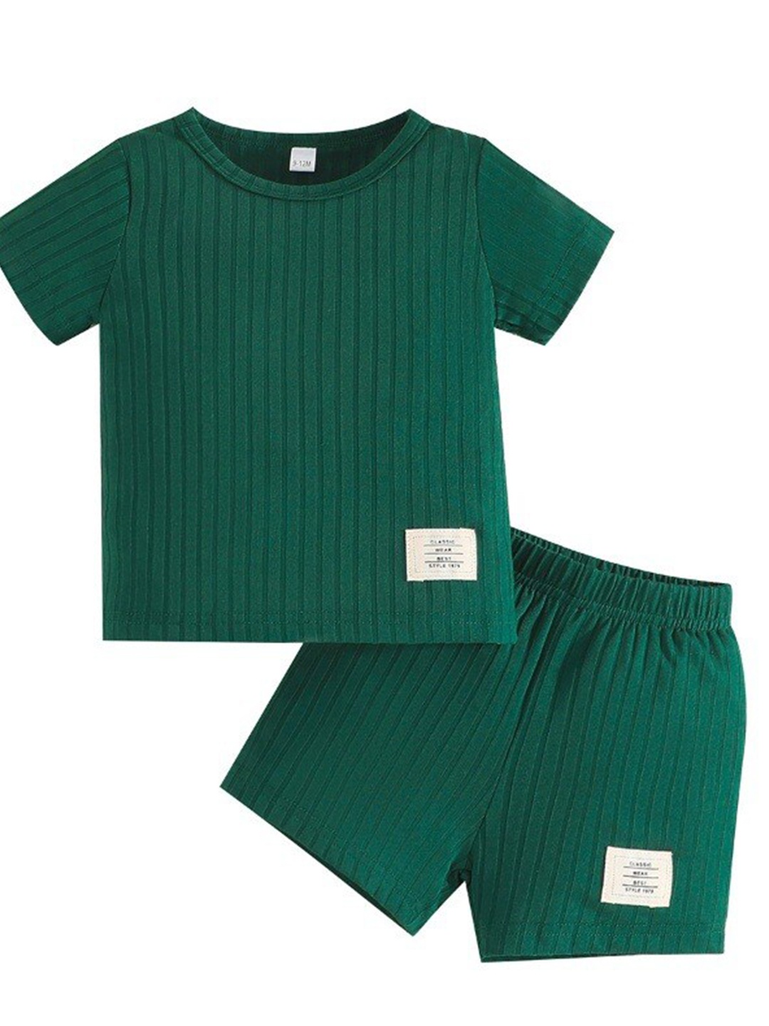 

StyleCast x Revolte Boys Striped T-shirt with Shorts, Green