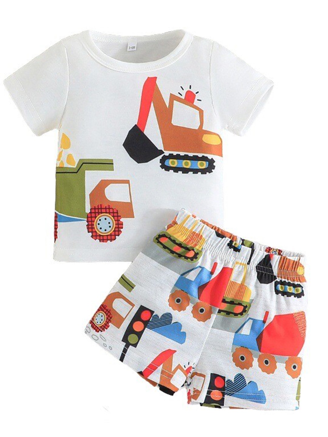 

StyleCast x Revolte Boys Printed T-shirt with Shorts, White