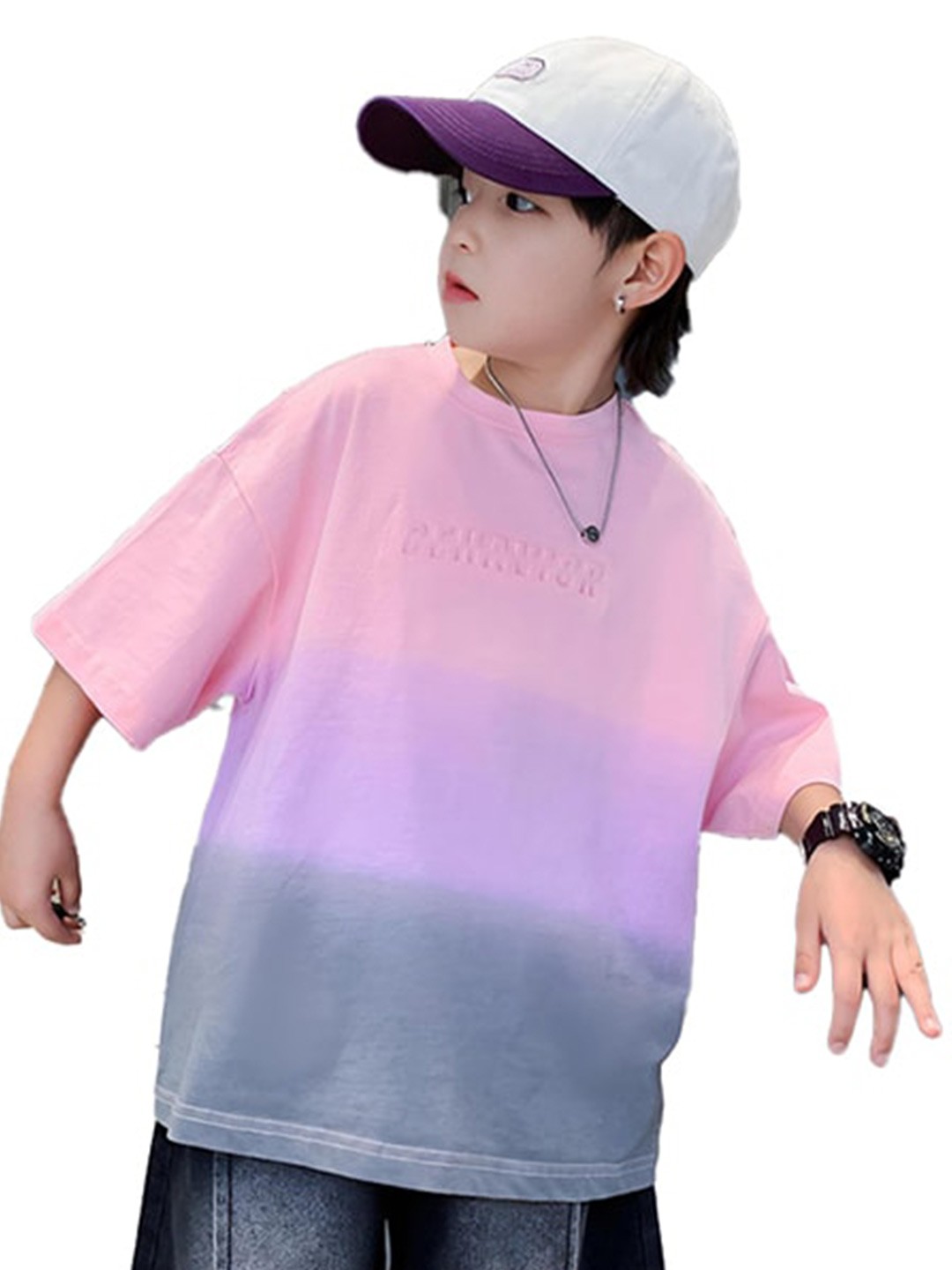

StyleCast x Revolte Boys V-Neck T-shirt, Pink