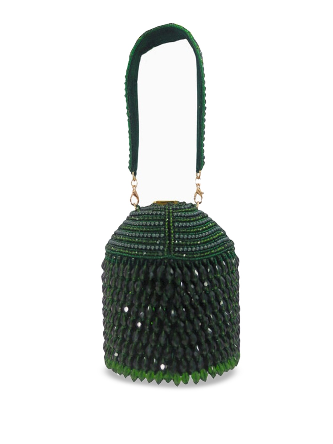 

Forever Noor Women Suede Bucket Handheld Bag, Green