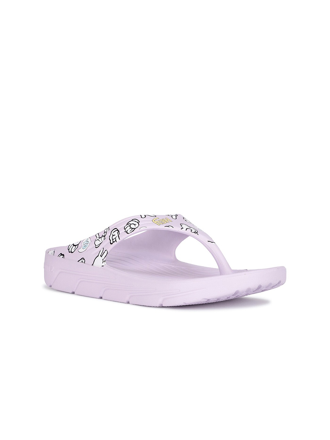 

Floatz Girls Printed Thong Flip-Flops, Purple