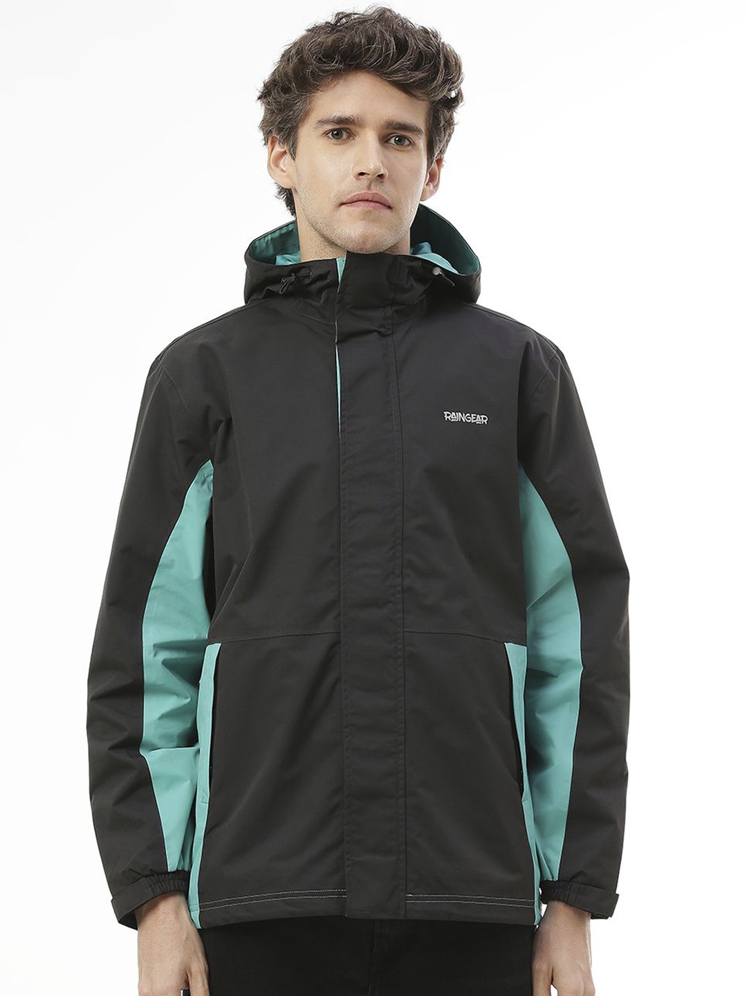 

Zeel Men Waterproof Rain Jacket, Black