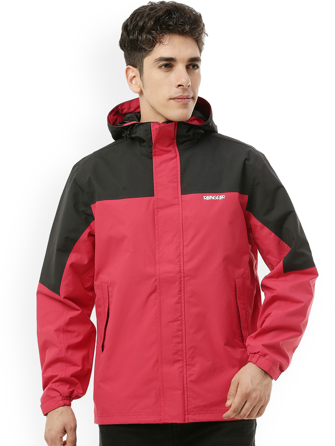 

Zeel Men Waterproof Rain Jacket, Black