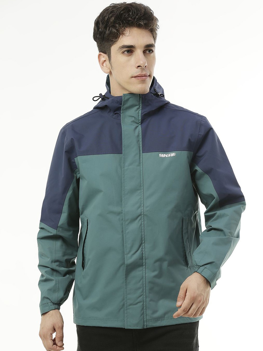 

Zeel Men Waterproof Rain Jacket, Navy blue