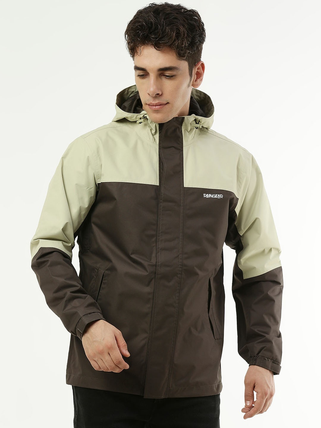 

Zeel Men Waterproof Rain Jacket, Lime green