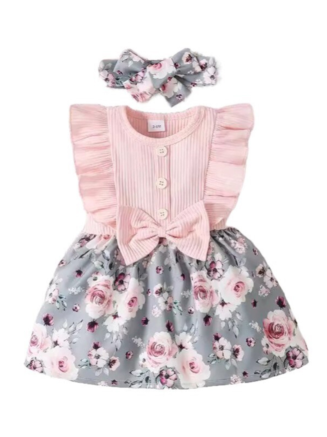 

StyleCast x Revolte Floral Print Fit & Flare Dress, Pink