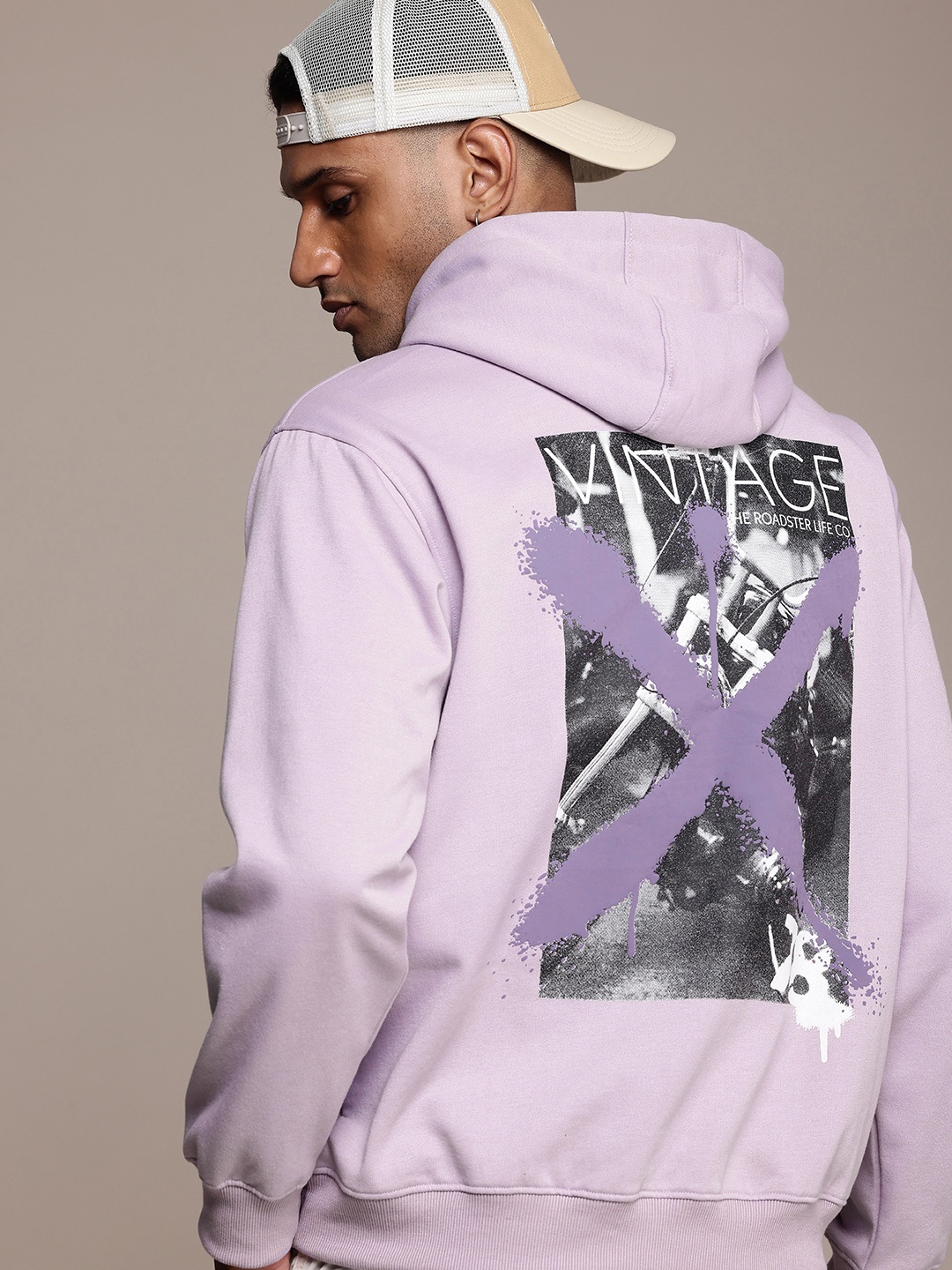 

The Roadster Life Co. Graphic Printed Sweatshirt, Lavender