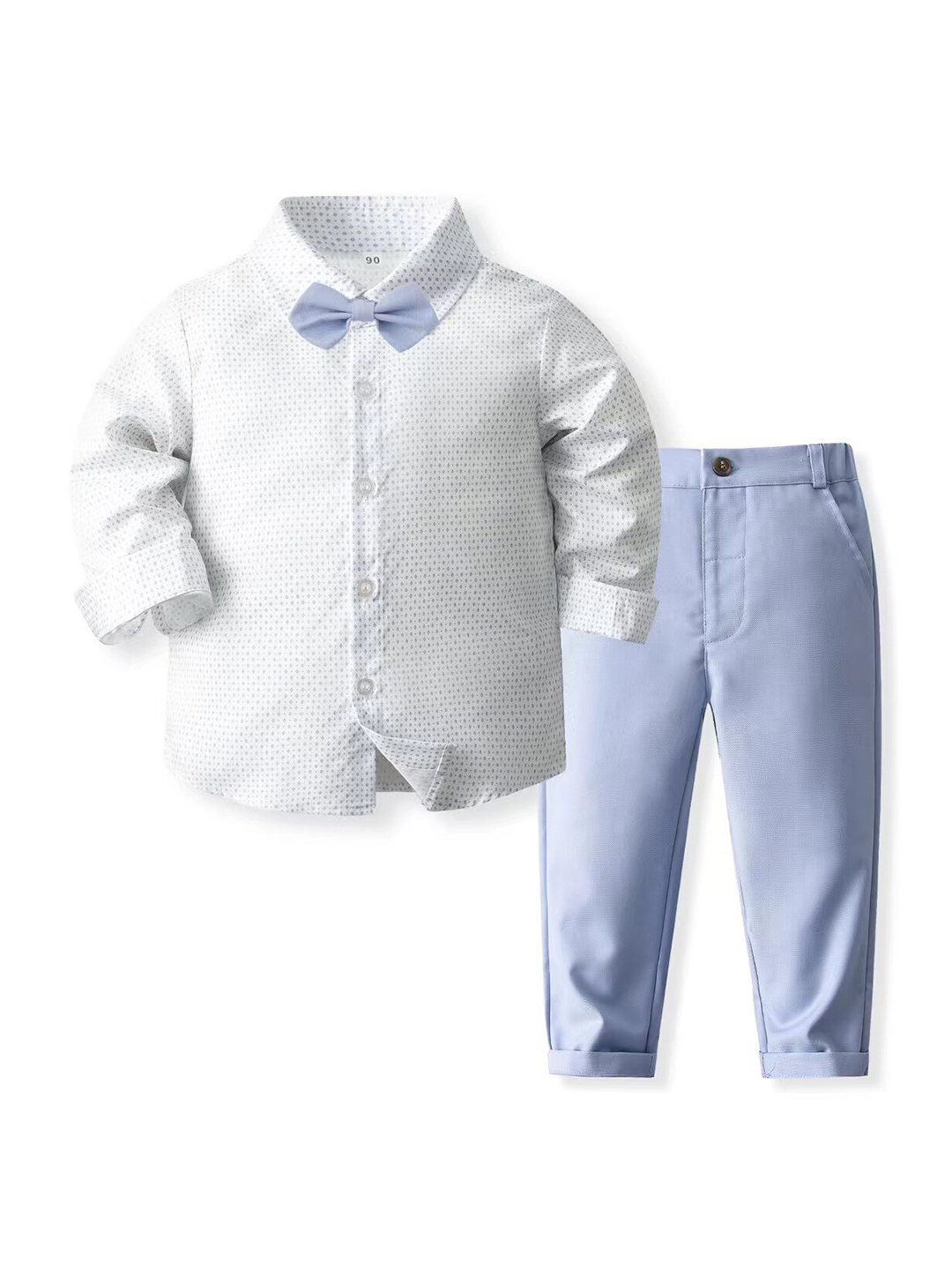 

StyleCast x Revolte Boys Printed Shirt with Trousers, Blue