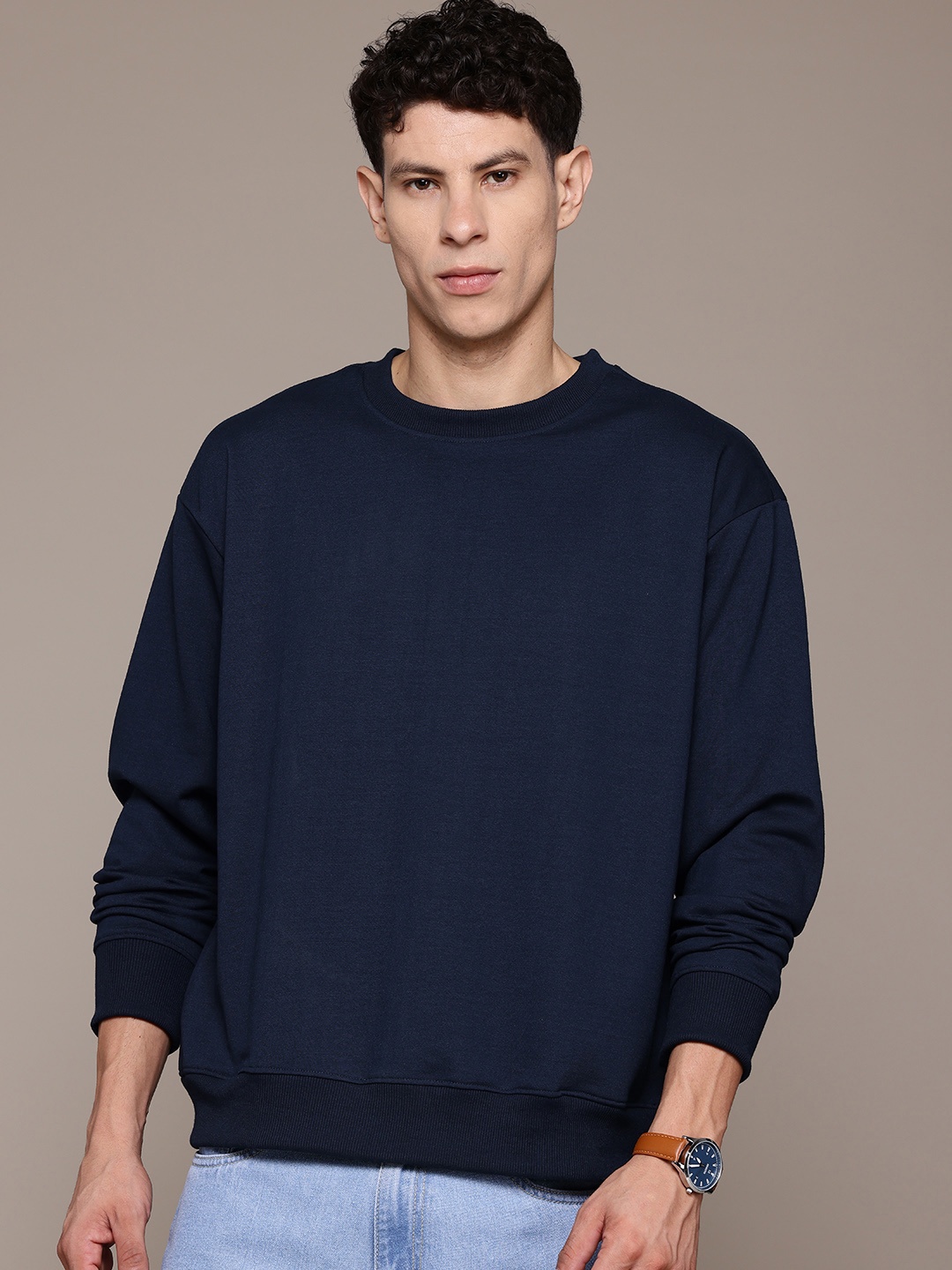 

The Roadster Lifestyle Co. Relaxed Fit Sweatshirt, Navy blue