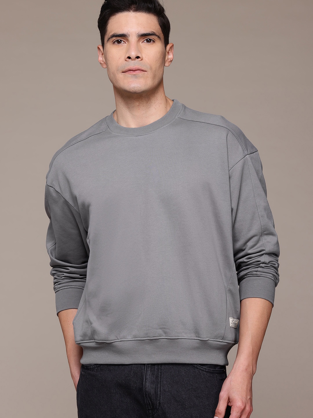 

The Roadster Lifestyle Co. Regular Fit Sweatshirt, Grey
