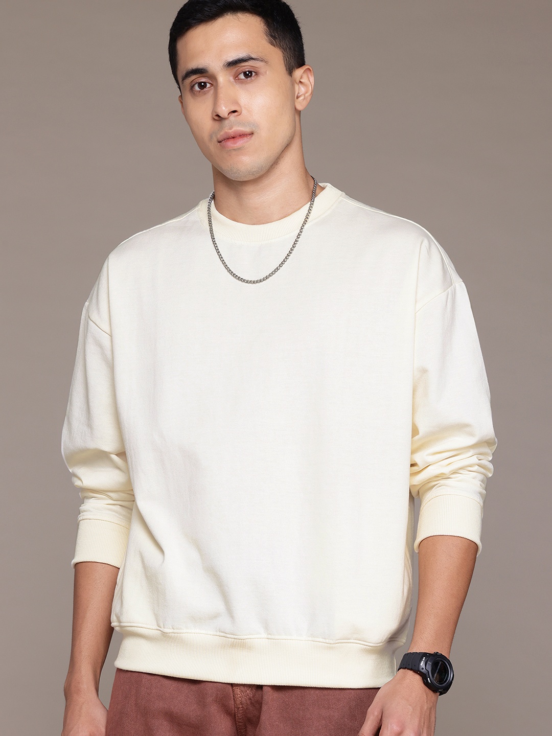 

The Roadster Lifestyle Co. Oversized Sweatshirt, Cream