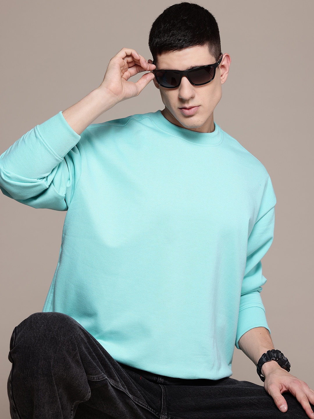 

The Roadster Lifestyle Co. Oversized Sweatshirt, Blue