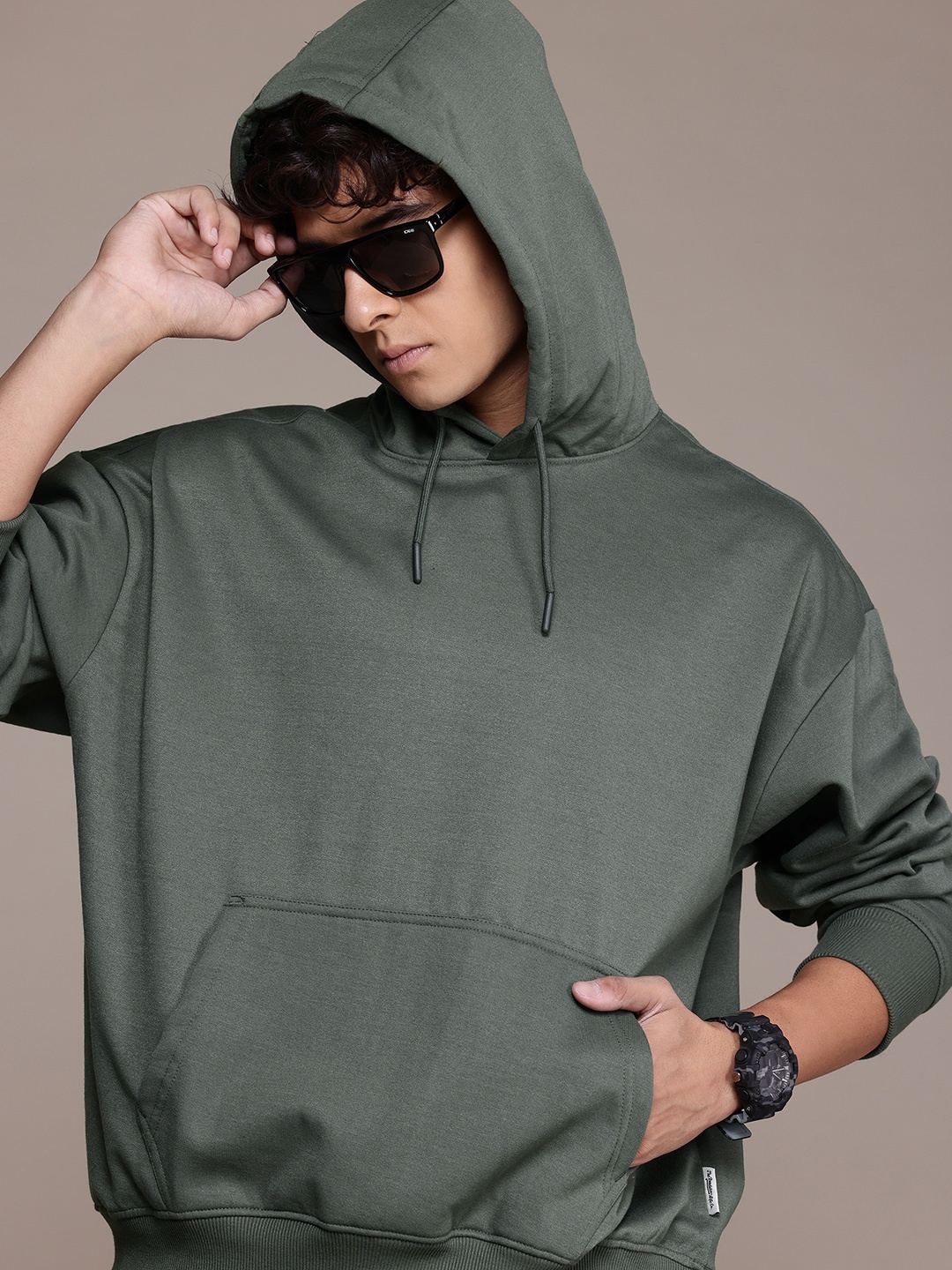 

The Roadster Lifestyle Co. Oversized Fit Sweatshirt, Olive