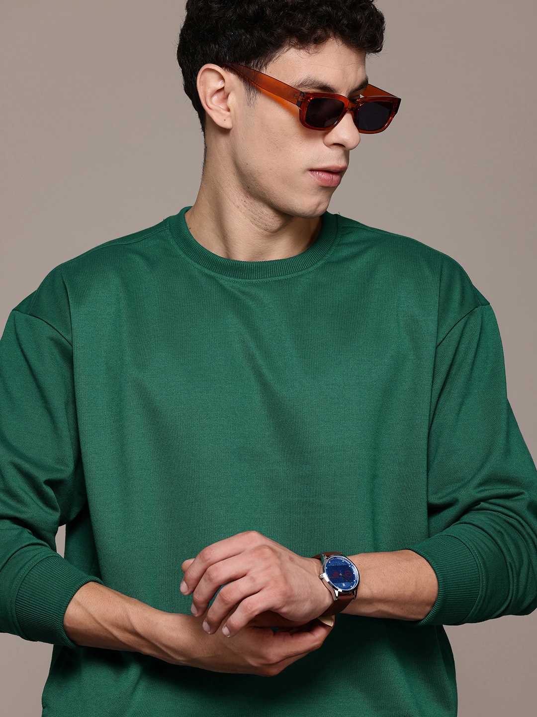 

The Roadster Lifestyle Co. Relaxed Fit Sweatshirt, Green