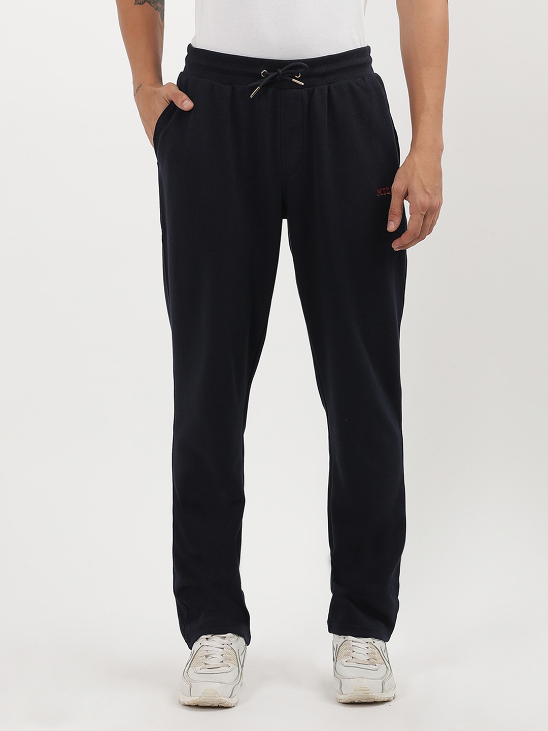 

Tommy Hilfiger Men Solid Track Pants, Navy blue