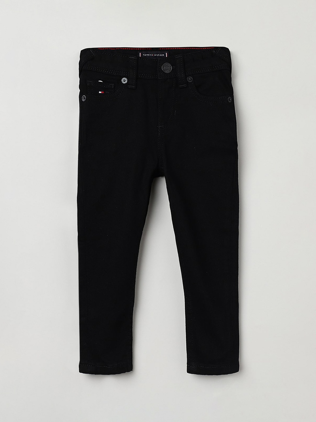 

Tommy Hilfiger Boys Mid Rise Jeans, Black