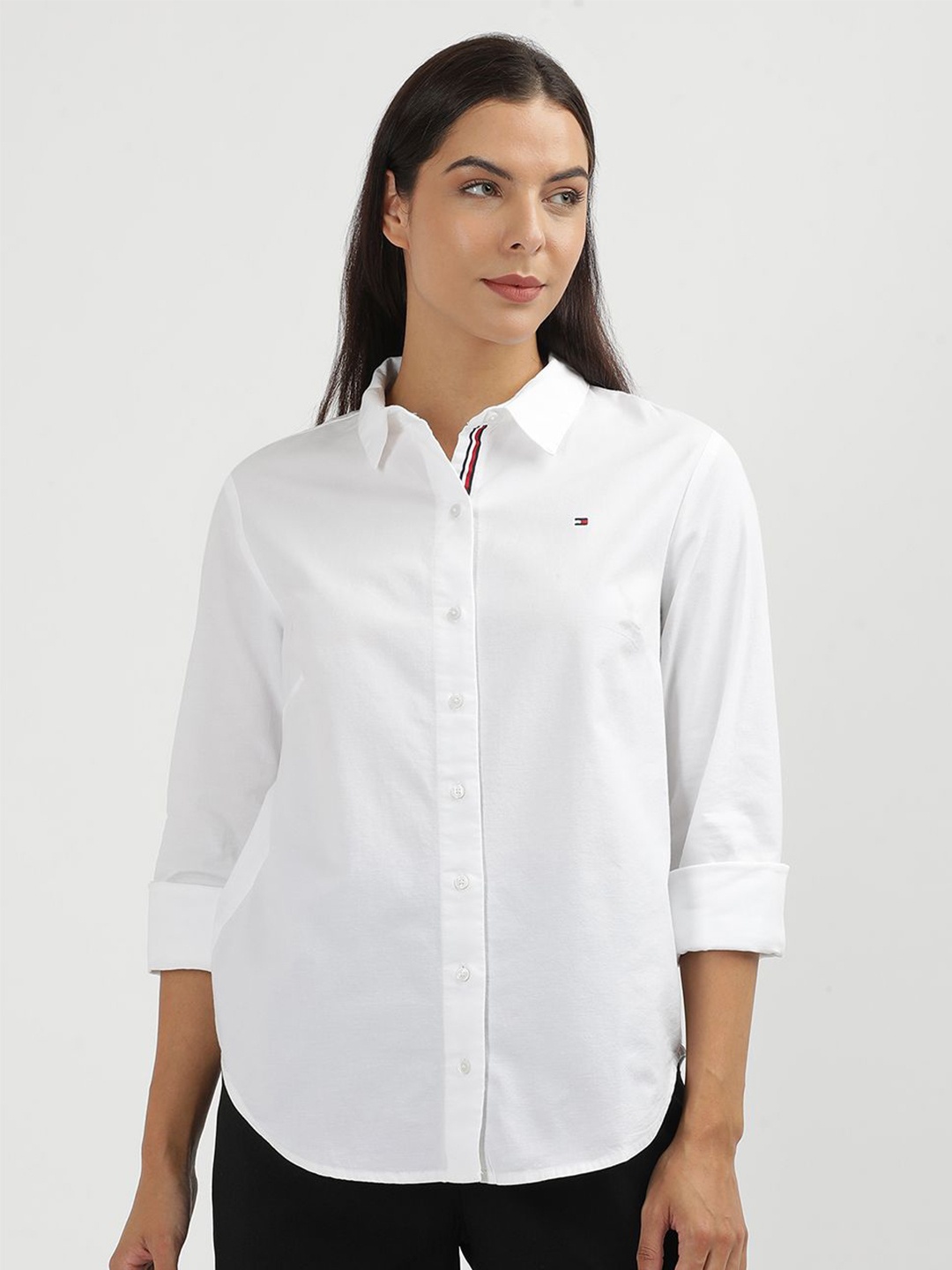 

Tommy Hilfiger Cotton Opaque Casual Shirt, White