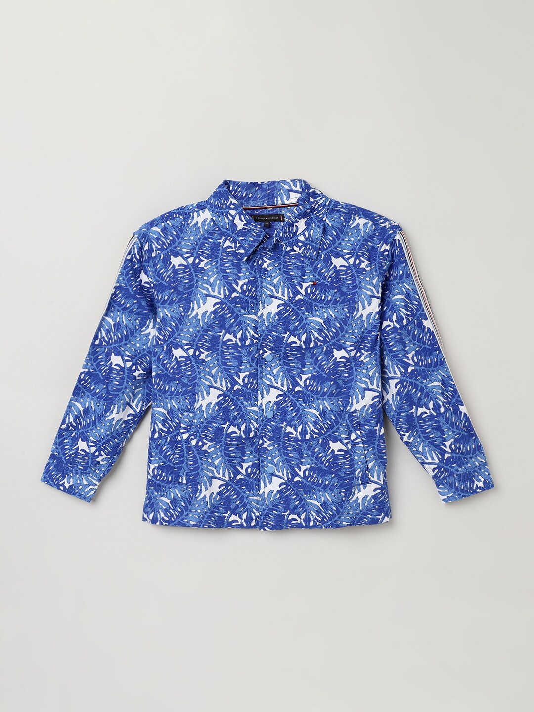 

Tommy Hilfiger Boys Opaque Printed Casual Shirt, Blue