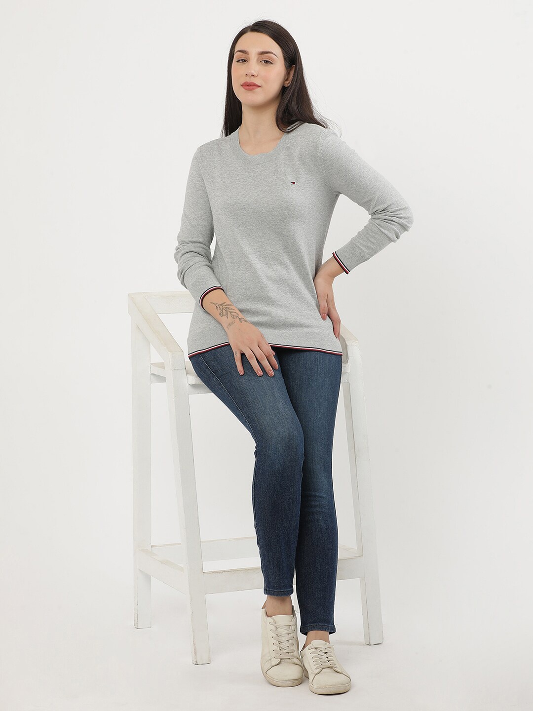 Tommy Hilfiger Women Pullover, Grey