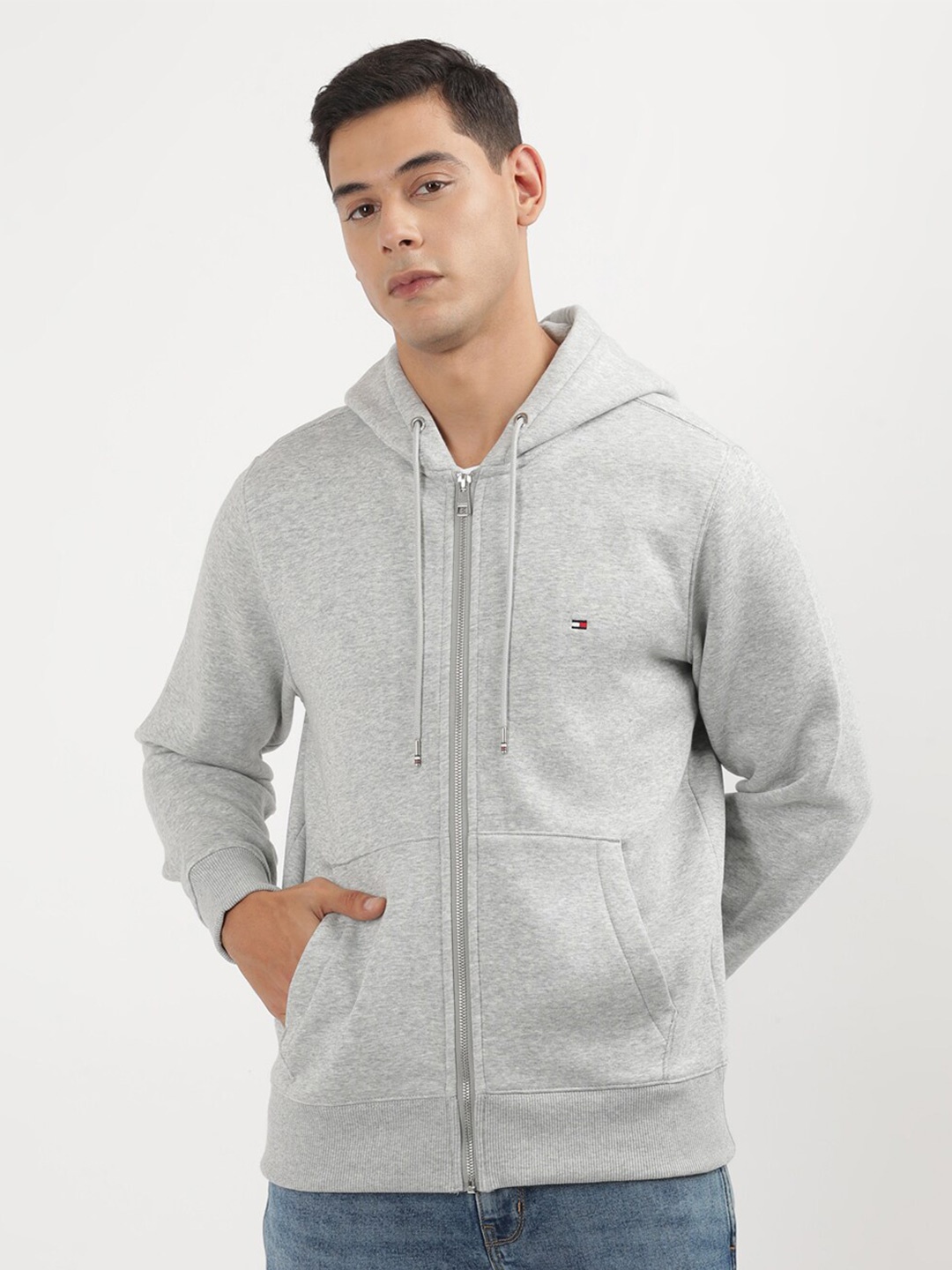 

Tommy Hilfiger Men Solid Sweatshirt, Grey