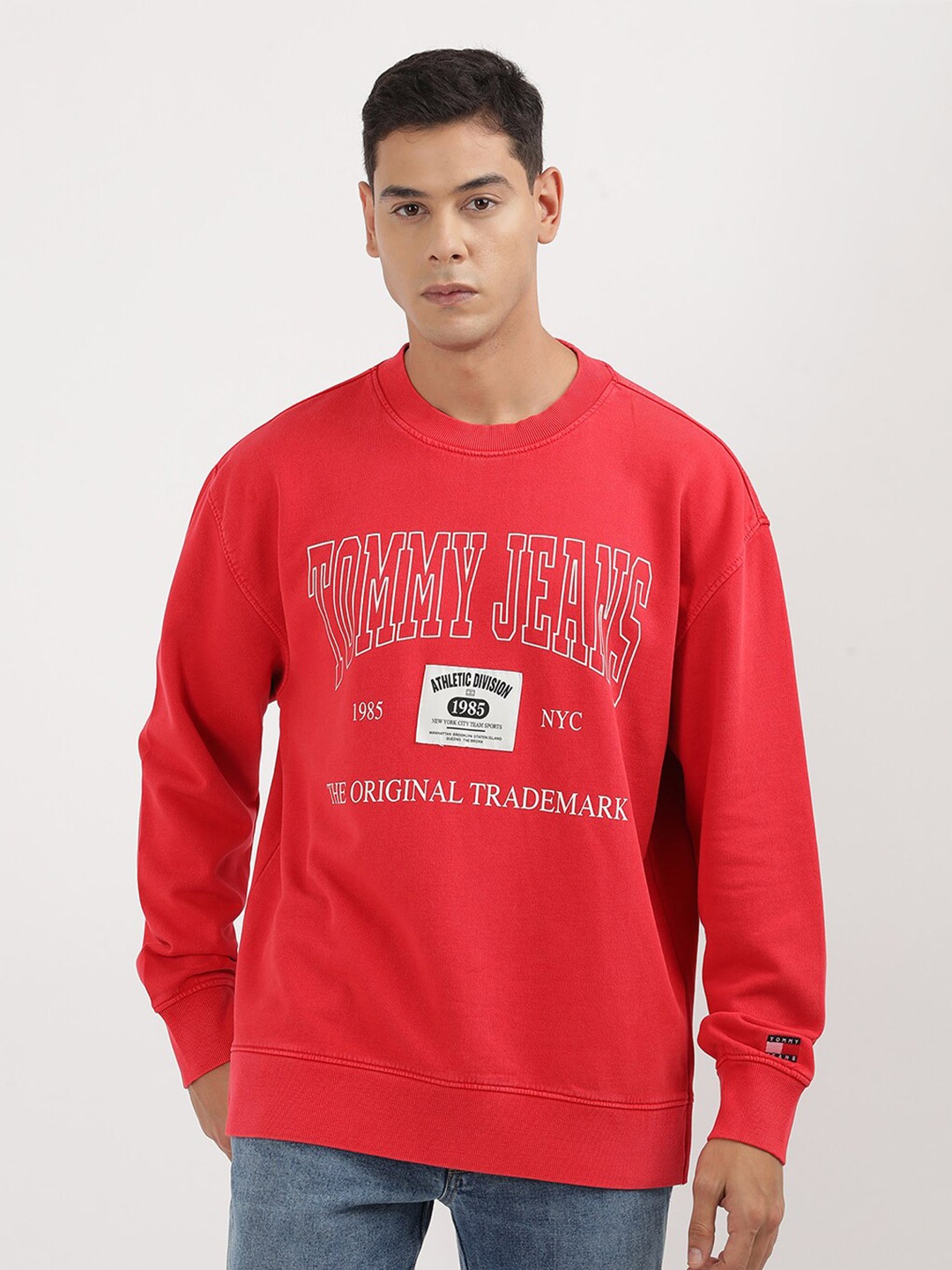 

Tommy Hilfiger Men Printed Sweatshirt, Red