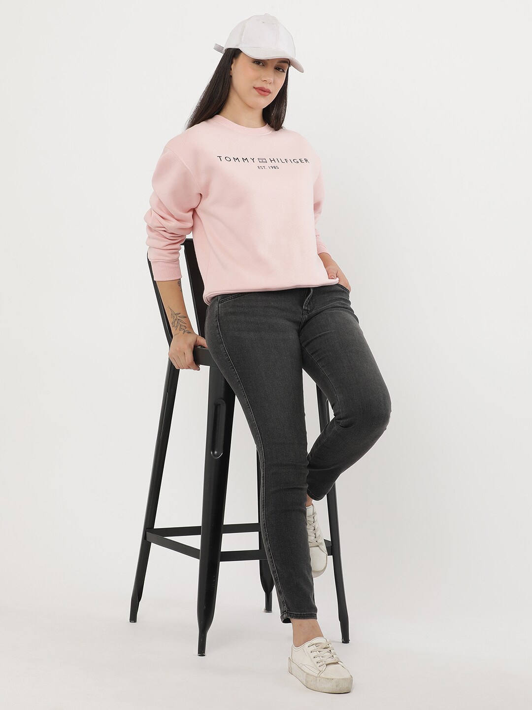 

Tommy Hilfiger Women Typography Printed Sweatshirt, Pink