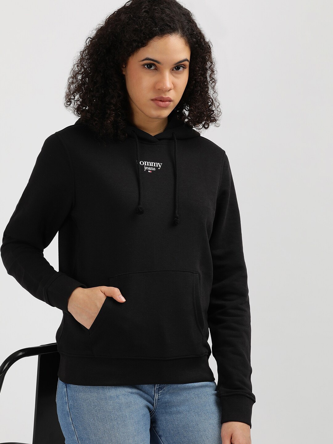 

Tommy Hilfiger Women Hooded Sweatshirt, Black