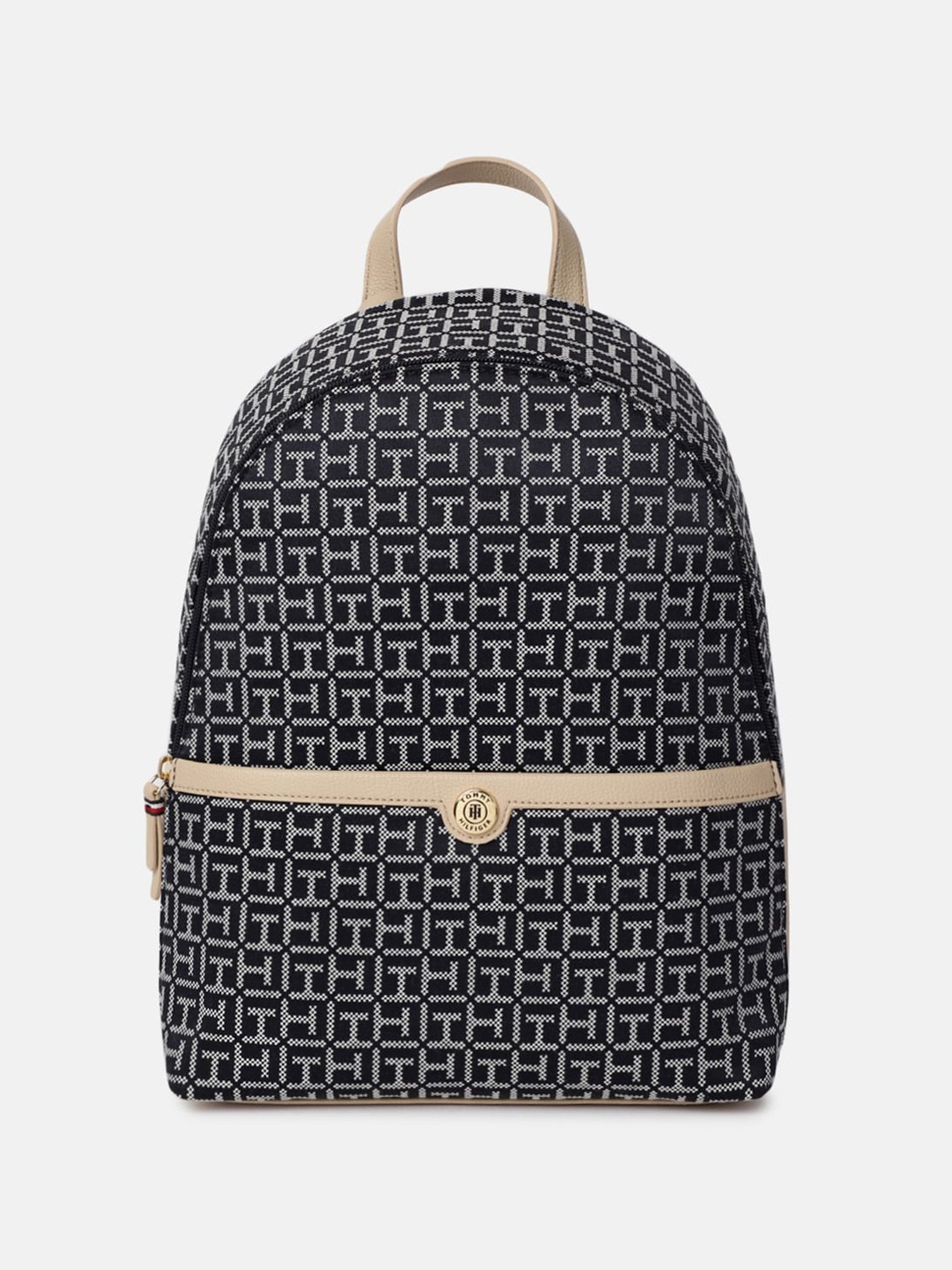 

Tommy Hilfiger Women Brand Logo printed Padded Medium Backpacks, Black