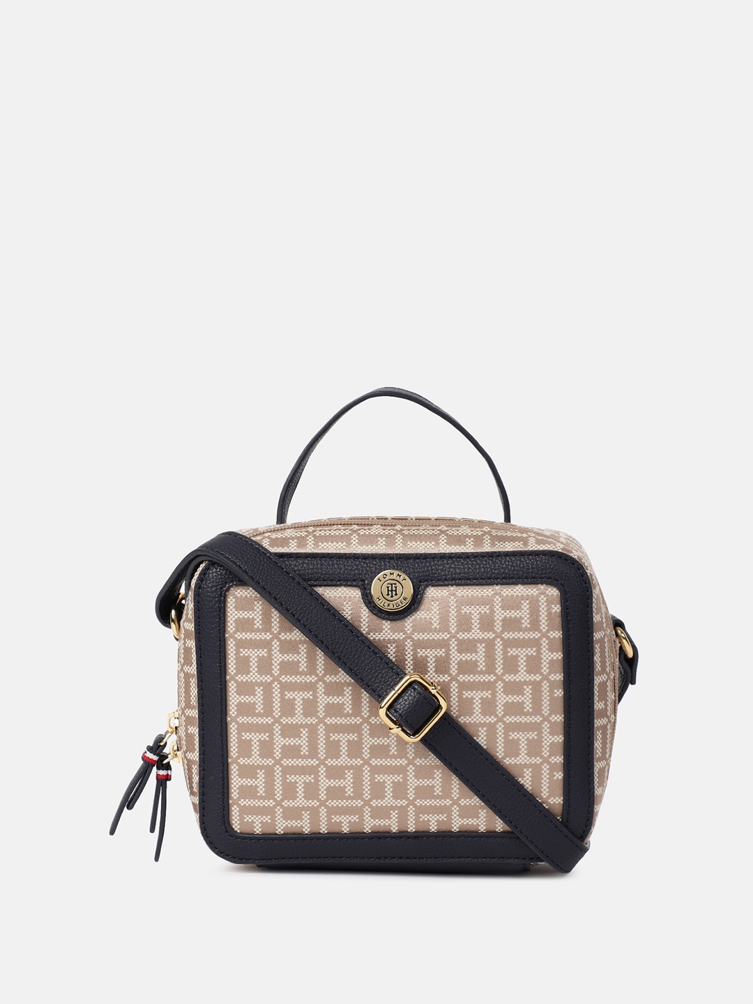

Tommy Hilfiger Structured Handheld Bag, Beige