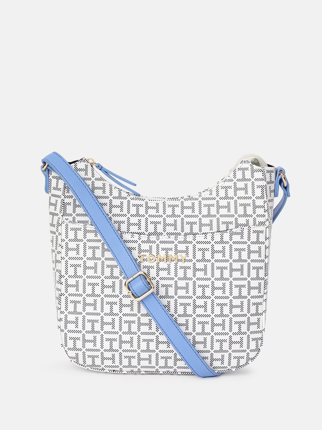 

Tommy Hilfiger Women Structured Sling Bag, White