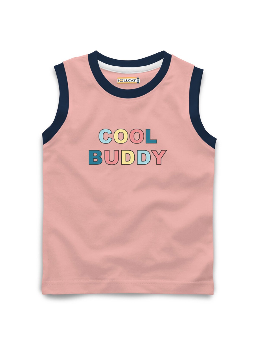 

HELLCAT Girls Applique T-shirt, Peach