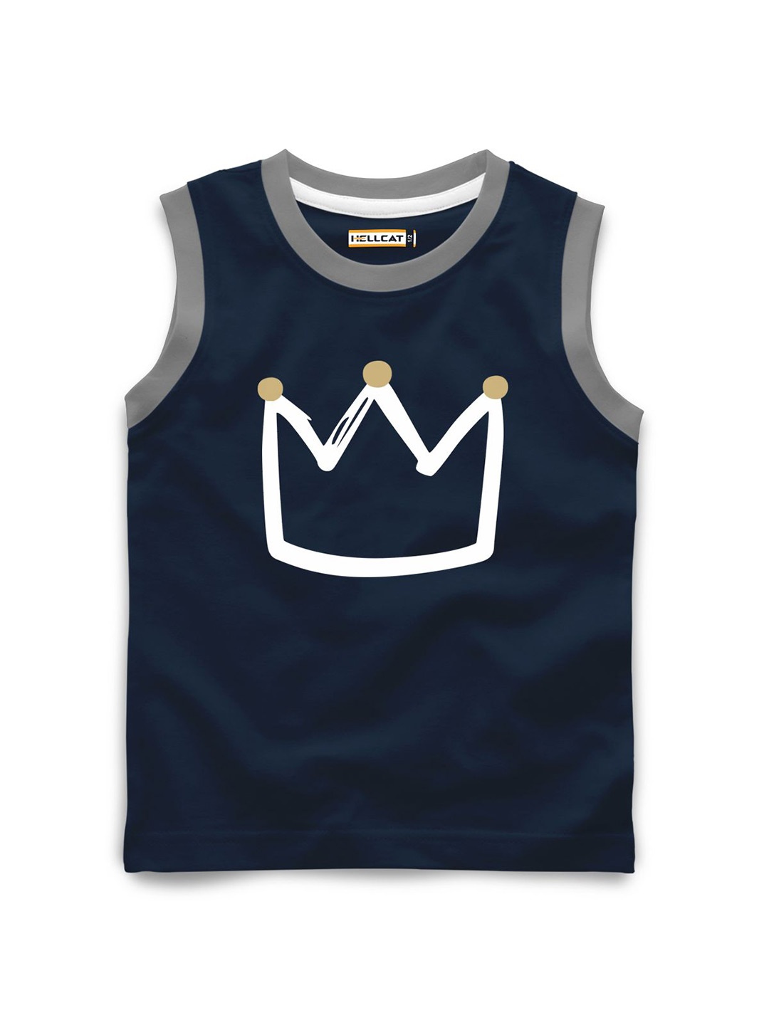 

HELLCAT Girls Printed T-shirt, Navy blue