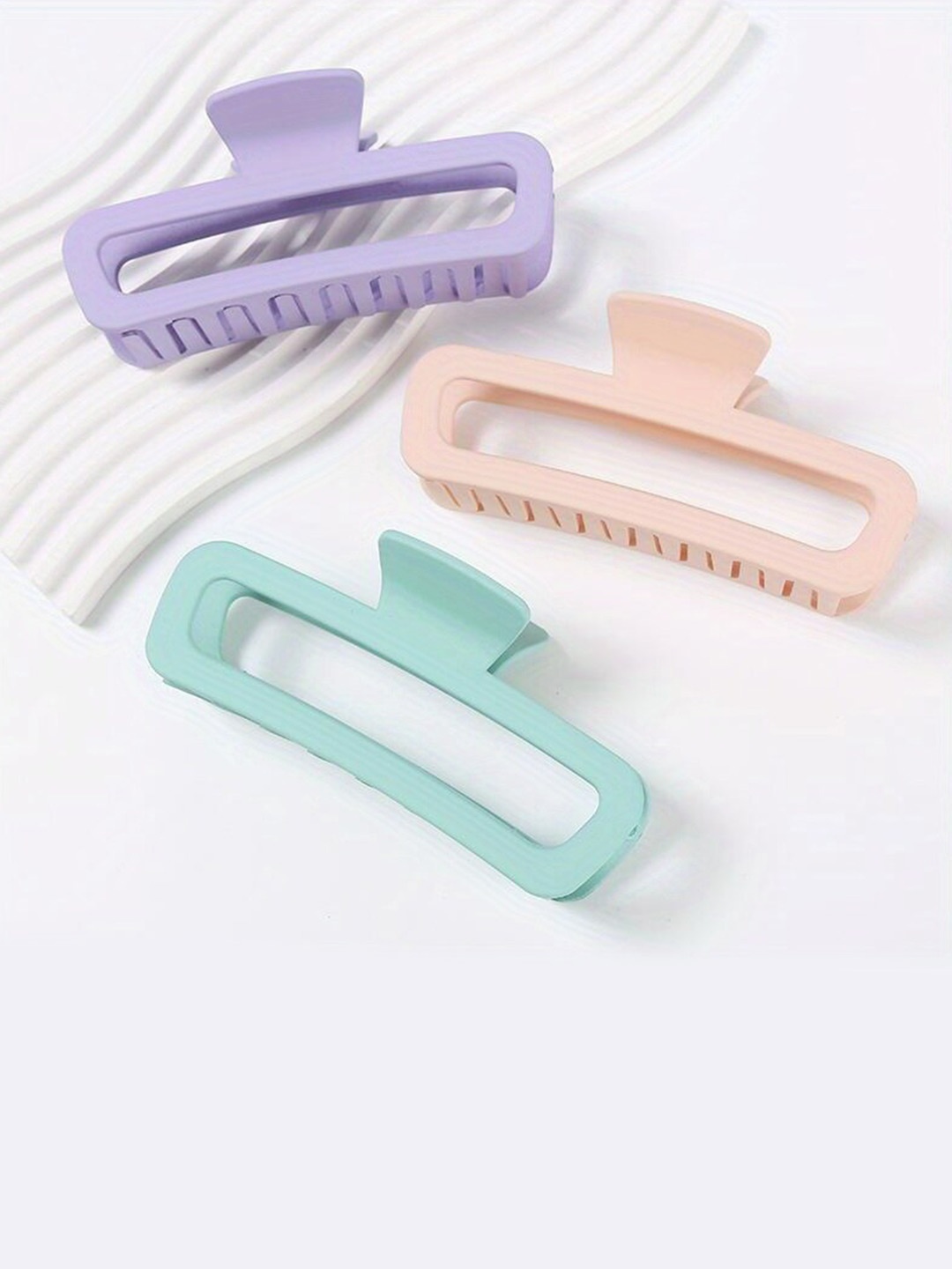 

CHRONEX Women Set of 3 Claw Clip, Assorted