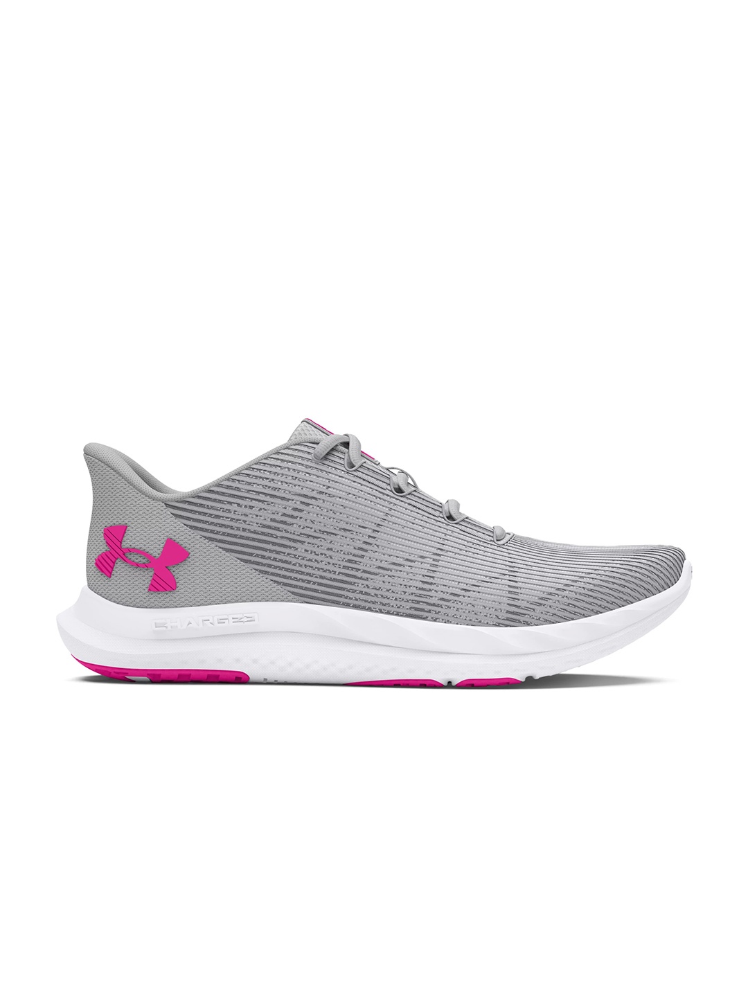 

UNDER ARMOUR Women Charged Speed Swift Running Shoes, Grey