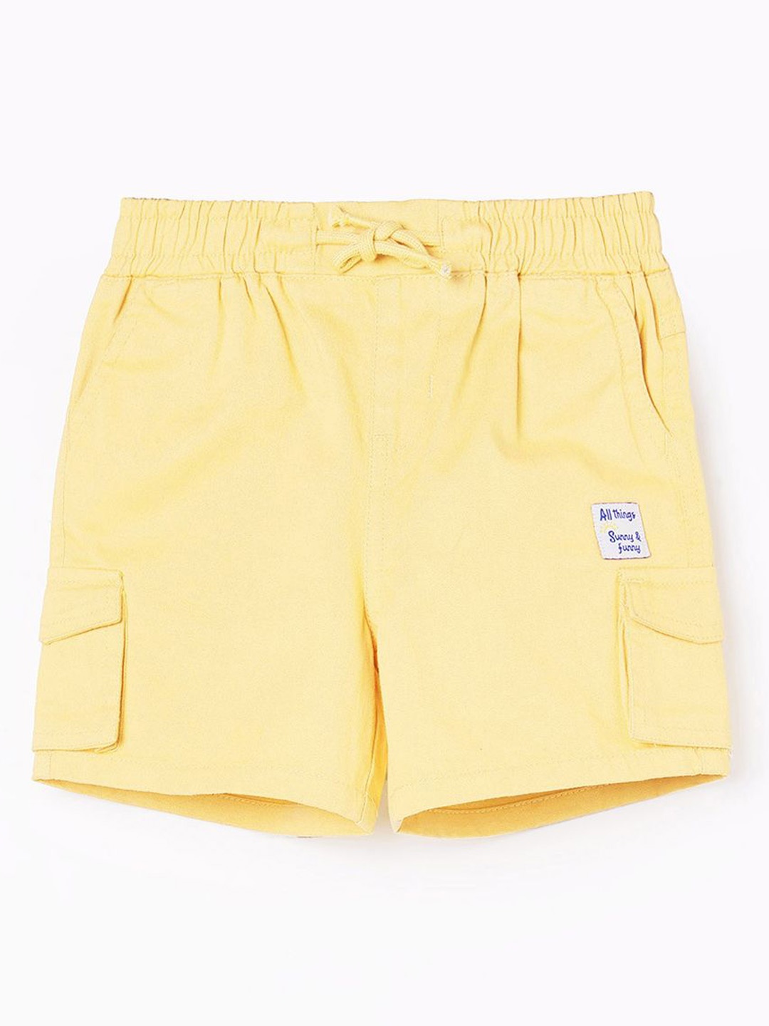 

Juniors by Lifestyle Boys Mid-Rise Shorts, Yellow