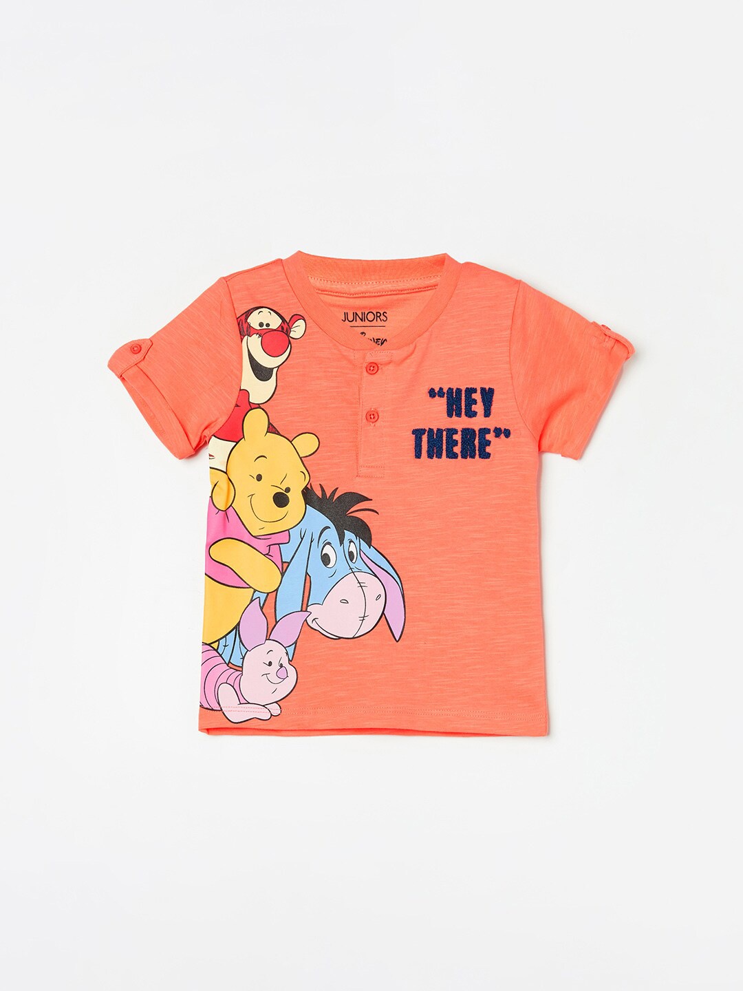 

Juniors by Lifestyle Boys Printed Applique T-shirt, Peach