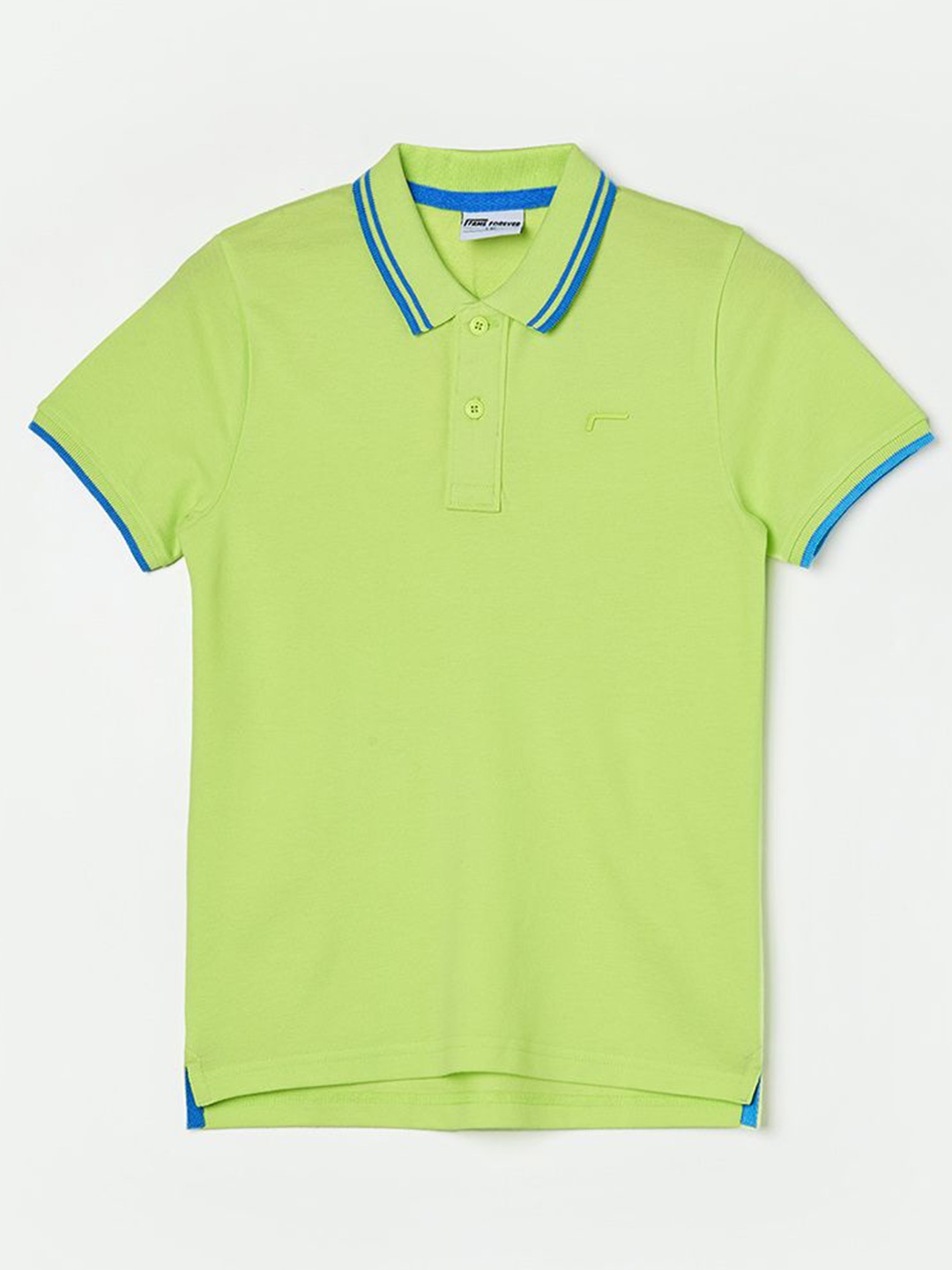 

Fame Forever by Lifestyle Boys pure cotton Polo Collar T-shirt, Yellow